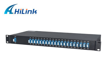 Modul MUX DEMUX 40CH AAWG DWDM sondern Verbindungsstück der Faser-0.7m der Längen-C21-C60 LC/UPC aus
