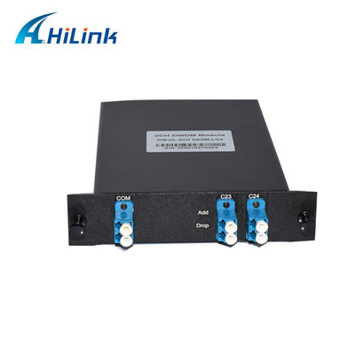 100GHz FTTX 1310nm 2CH optisches Mux Demux OADM DWDM addieren Tropfen-Modul