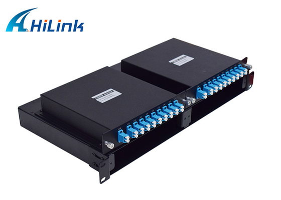 18 Kanäle Verdrahtungshandbuch-Lösung CWDM MUX 1U beansprucht PC Sc FC LC APC UPC stark