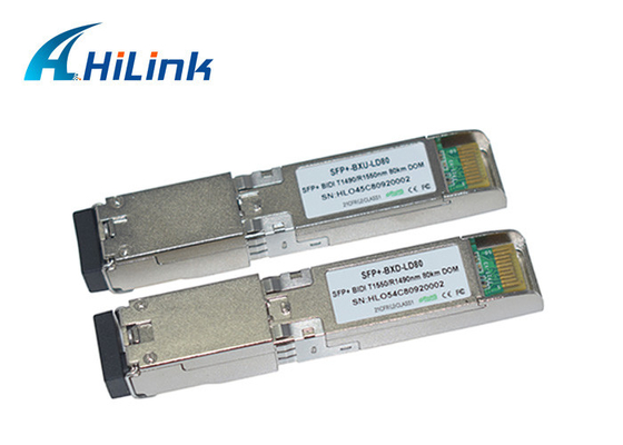 Verdrahtungshandbuchs 1550nm SFP+ einzelne Faser XFP LC des Transceiver-Modul-1.5W DDM 10G